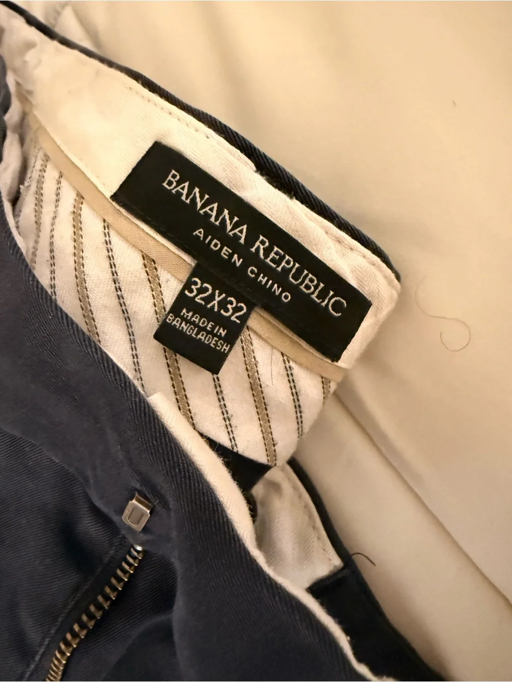 Banana Republic Dark Navy Men’s Straight Chinos